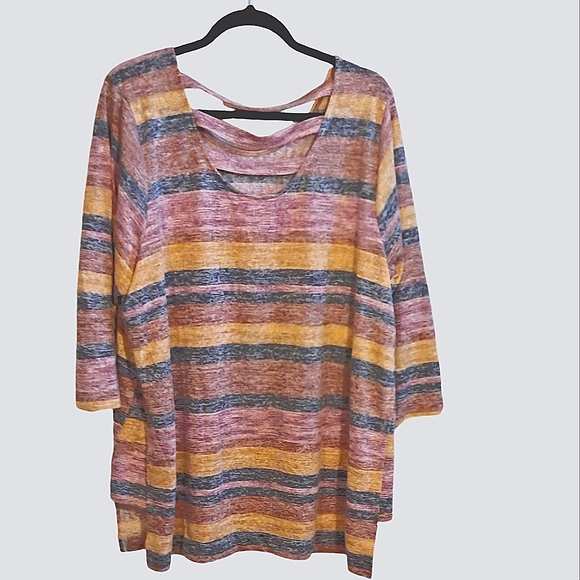 Molly & Isadora Striped Tunic - Picture 2 of 6